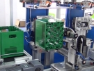 Automatische Siebdruckmaschine fr den Kistendruck