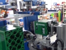 Automatische Siebdruckmaschine fr den Kistendruck