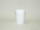   PP Empty Container with lid, white, 1litre  