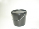   PP Empty Container with Lid, Black Coloured, Content: 5l  